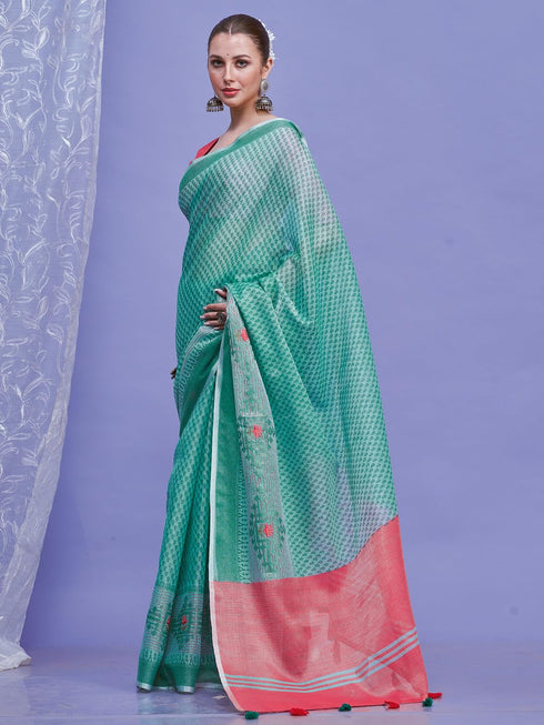 Vasthrlay Printed Unstitched Hs Ethnic Wear