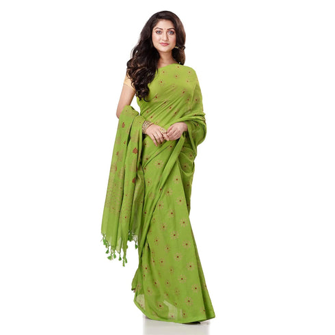 Vasthrlay Bengal Cotton `s Abhrak Handloom
