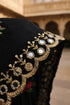 Vasthrlay Black Georgette Saree