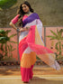 Vasthrlay Womens Printed Unstitched Multicolor Saree