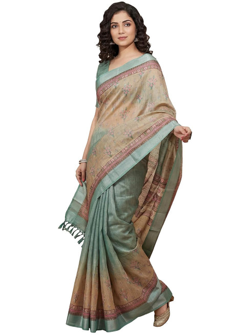 Vasthrlay Printed Handloom Unstitched Traditional Ethnic Wear