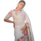 VasthrlayTextile Digital Unstitched White Free Ethnic Wear