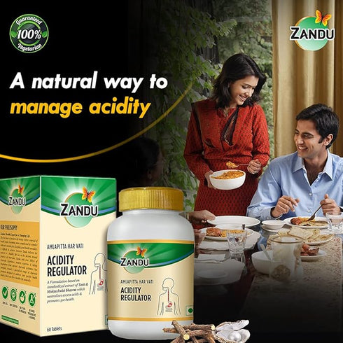 Zandu Amlapitta Har Vati, Acidity Regulator Tablets