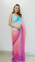 Vasthrlay Printed Georgette Unstitched Paddingggg Multicolour Free Ethnic Wear