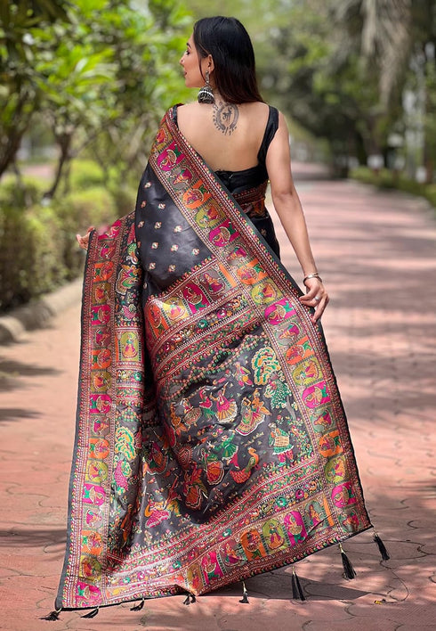 Vasthrlay Kanjivaram Unstitched Blouse Ethnic Wear