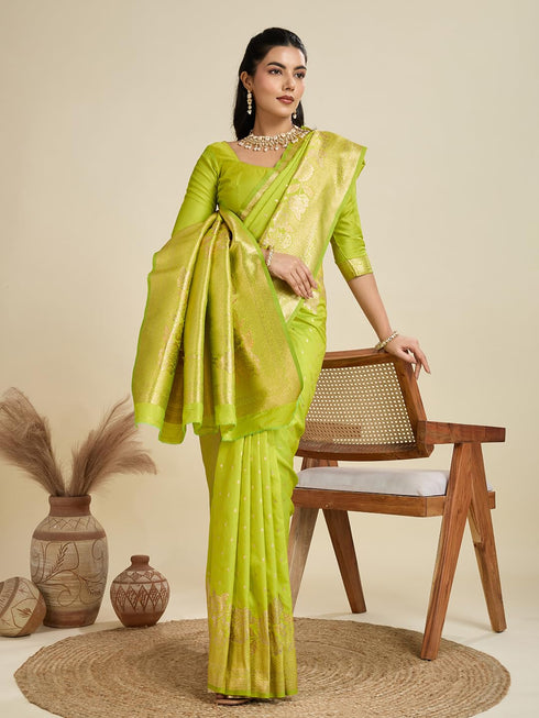 Vasthrlay Kanjivaram Wedding Banarasi Weaving Wine Pink
