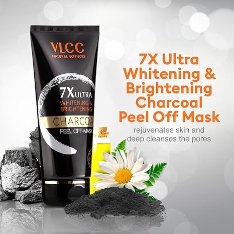 VLCC 7X Ultra Whitening Charcoal Peel-Off Mask