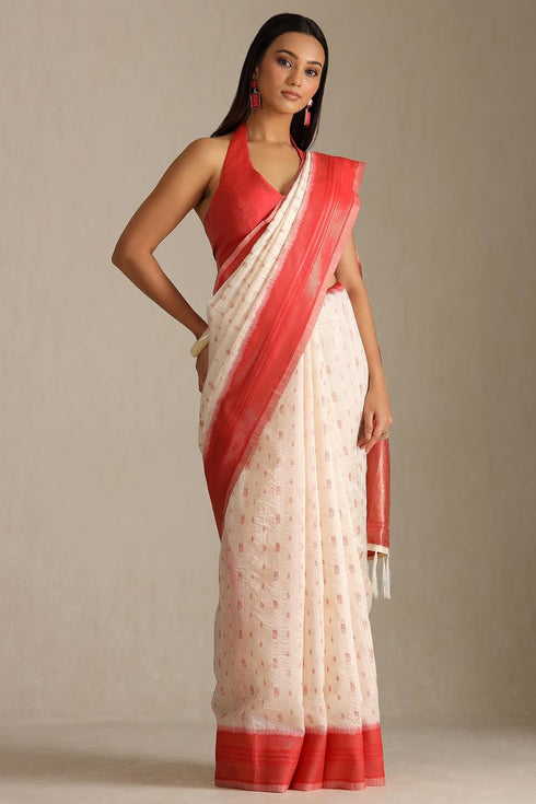 Vasthrlay Tussar Woven Design
