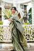 Vasthrlay Green Banarasi Saree