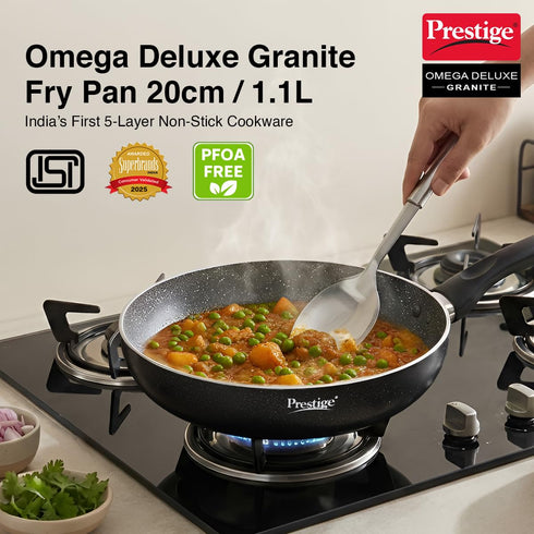 Prestige Non-Stick Omega Deluxe Granite Fry Pan