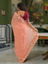Vasthrlay Shimmer Scalloped Wine Saree