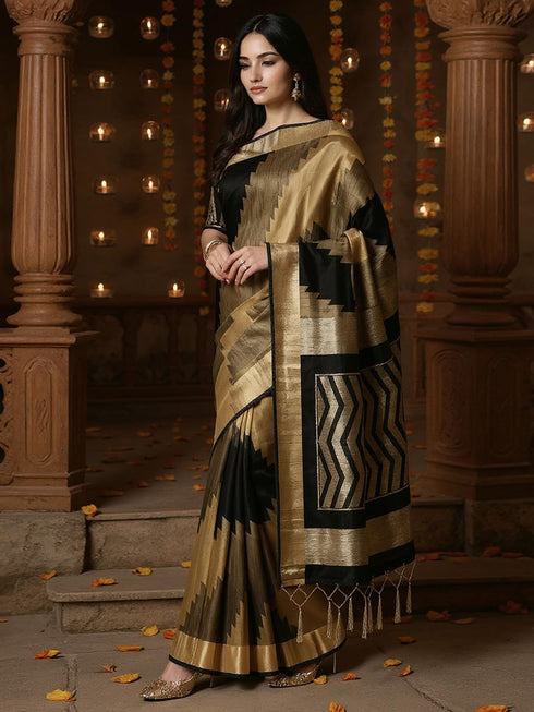 Vasthrlay Magenta Geometric Unstitched Ai Ethnic Wear