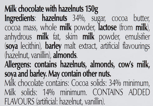 Lindt Grand Milk Chocolate Hazel Nut