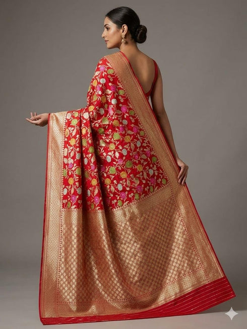 Vasthrlay Meenakari Banarasi Multicolour