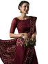 Vasthrlay Botanical Printed Unstitched Black Hs Ethnic Wear