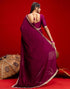 Vasthrlay Womens Unstitched Blouse Red Saree
