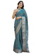 Vasthrlay Printed Weaving Unstitched Green Saree