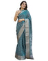 Vasthrlay Printed Weaving Unstitched Green Saree
