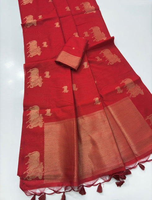 Vasthrlay Tussar Kalamkari