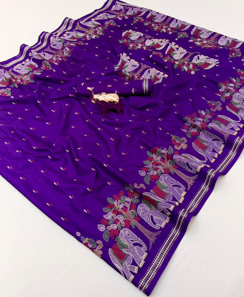 Vasthrlay Beautiful Floral Weaving