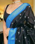 Vasthrlay Black Kanjivaram Traditional Saree