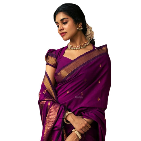 Vasthrlay Kanjivaram Tassels Saree