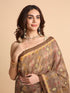 Vasthrlay Cotton Printed Blue Saree