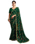 Vasthrlay Georgette Embroidery Unstitched Pink Saree