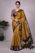 Vasthrlay Traditional Matching Unstitched Orangeblack