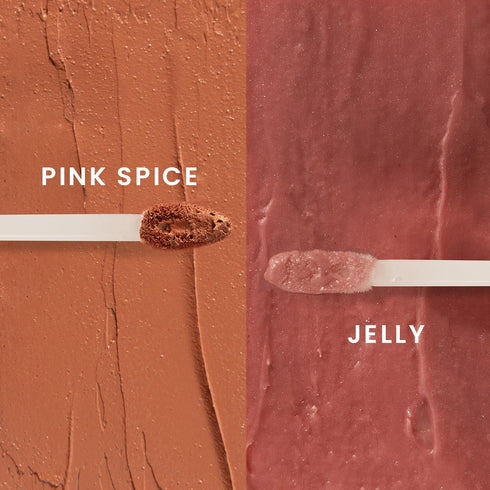 KOE BEAUTY Double Dip | Pink Spice And Jelly | Warm Rosy Pink Matte Lipstick