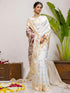 Vasthrlay Special Weaving Unstitched White Saree