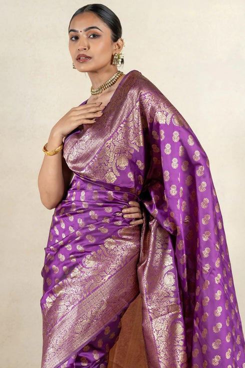 Vasthrlay Banarasi Woven Saree
