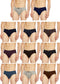 Dixcy Scott Plain/Solid Assorted Cotton Men's Briefs/Underwear - Pack of 11 (#Salsa-Brief-85 CM) (Color & Prints May Vary)