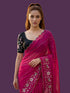 Vasthrlay Yellow Unstitched Saree