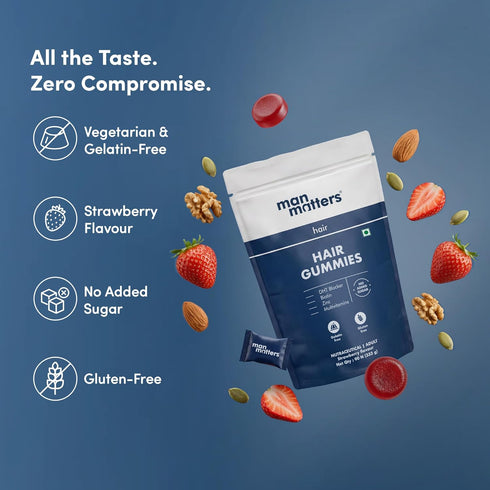 Man Matters Biotin Hair Gummies