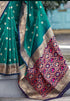 Vasthrlay Orange Kanjivaram Saree