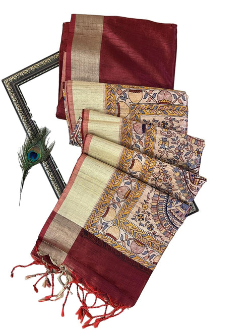 Vasthrlay Tussar Saree Bordar