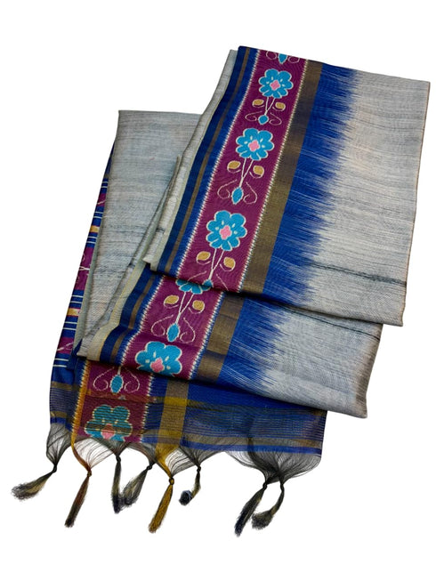Vasthrlay Kalamkari Floral Tussar Designer Blouse