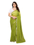 Vasthrlay Wine Embroidery Unstitched Saree