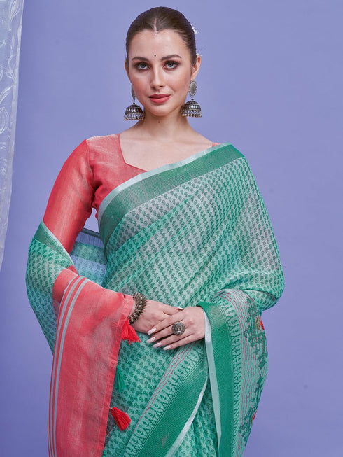 Vasthrlay Printed Unstitched Hs Ethnic Wear