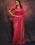 Vasthrlay Banarasi Kanjivaram Unstitched Teal Saree