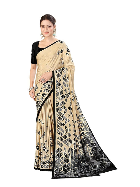 Vasthrlay Womens Printed Unstitched Mauve Saree