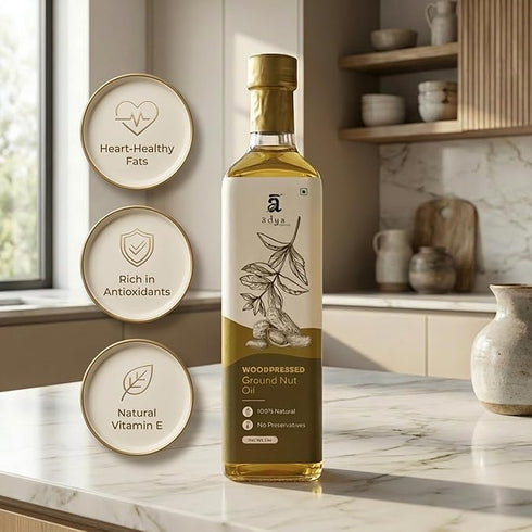 Adya Woodpressed Groundnut Oil