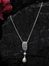 Clara 925 Sterling Silver Pearl Queen Pendant Chain