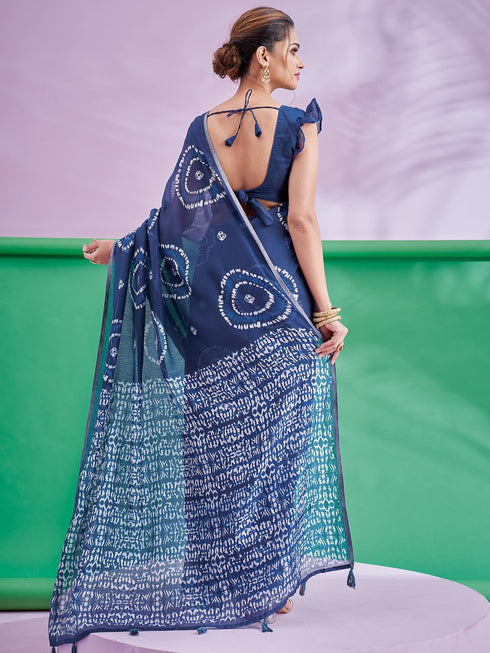 Vasthrlay Abstract Printed Unstitched Hs Ethnic Wear