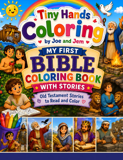 Tiny Hands Coloring: My First Bible Coloring Book (Old Testament): Bible Stories to Read