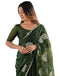 Vasthrlay Sequence Embroidery Unstitched Red Saree
