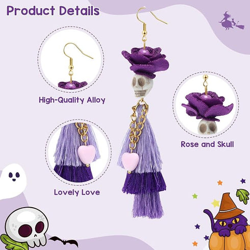 Artlunar Halloween Earring for Women