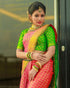 Vasthrlay Green Banarasi Saree