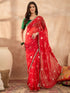 Vasthrlay Georgette Bandhani Embroidered Unstitched Ethnic Wear